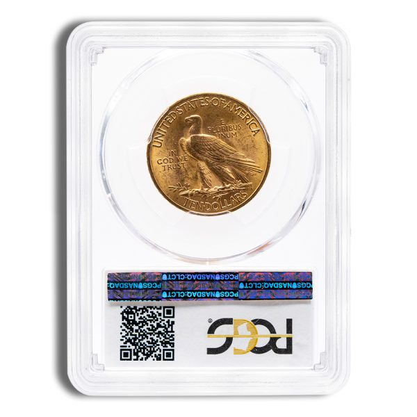 $10 Gold Indian Eagle - PCGS MS62