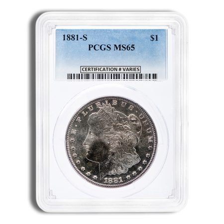 Pre-1921 Morgan Dollar - PCGS MS65