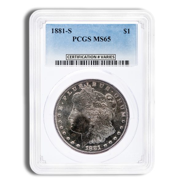 Pre-1921 Morgan Dollar - PCGS MS65