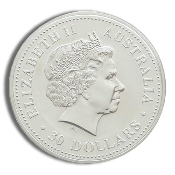 2001 Kilo Australia Silver Lunar Snake BU - Series I