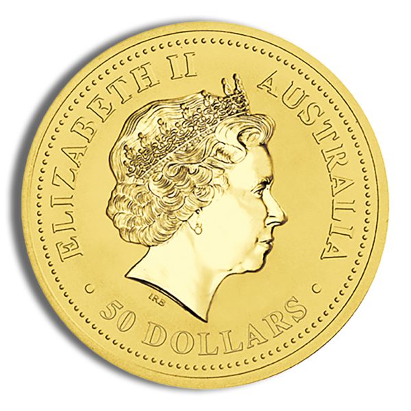 2004 1/2 oz Australia Gold Lunar Monkey BU - Series I