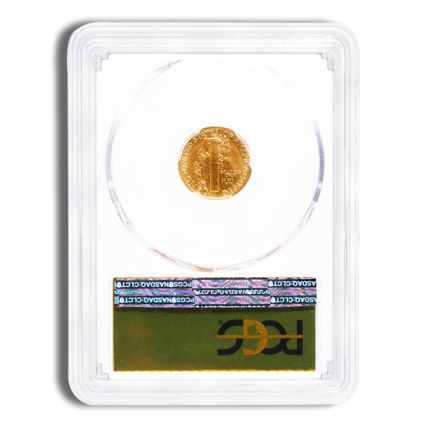 2016-W 1/10 oz Gold Mercury Dime Centennial Coin PCGS SP70