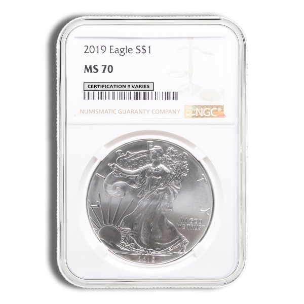 2019 Silver Eagle NGC MS70