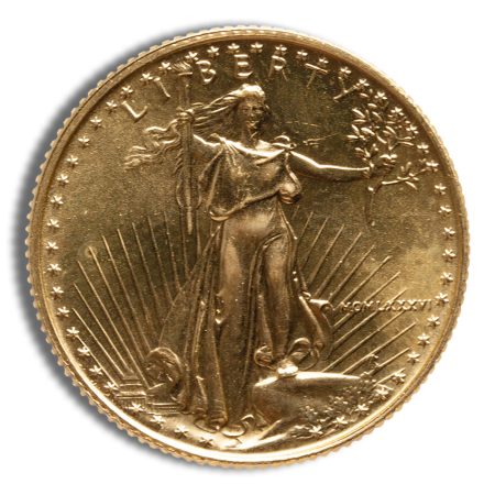 1986 1/4 oz Gold Eagle - BU (MCMLXXXVI)