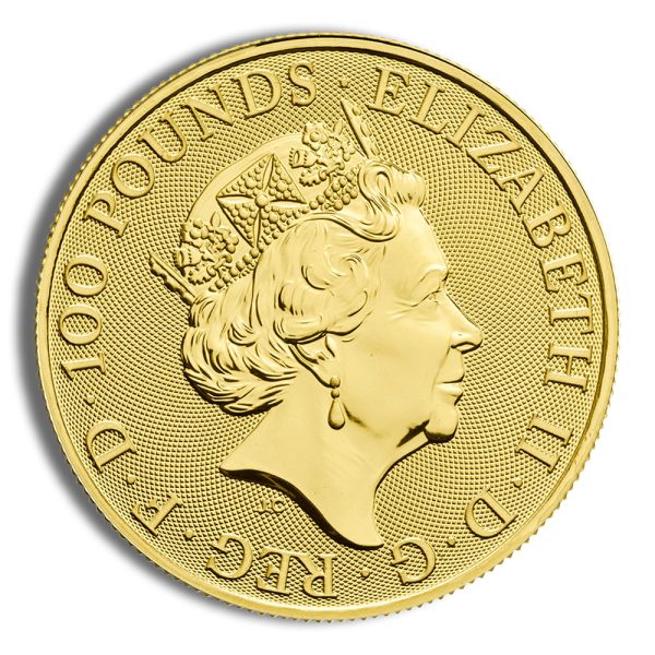 2017 1 oz Great Britain Queen's Beast Gold Coin - Griffin