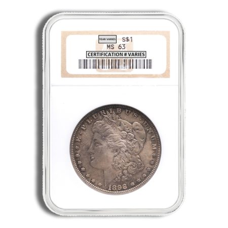 Pre-1921 Morgan Dollar - NGC MS63 (Toned)