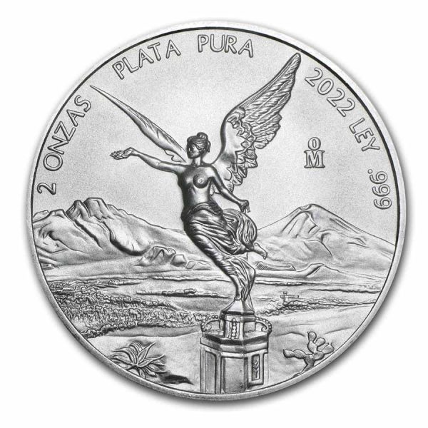 2022 2 oz Silver Mexican Libertad - BU