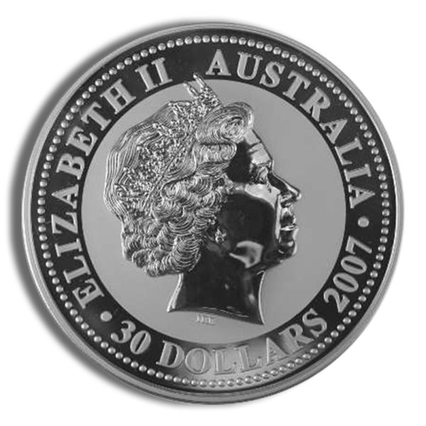 2008 Kilo Australia Silver Lunar Rat BU - Series I