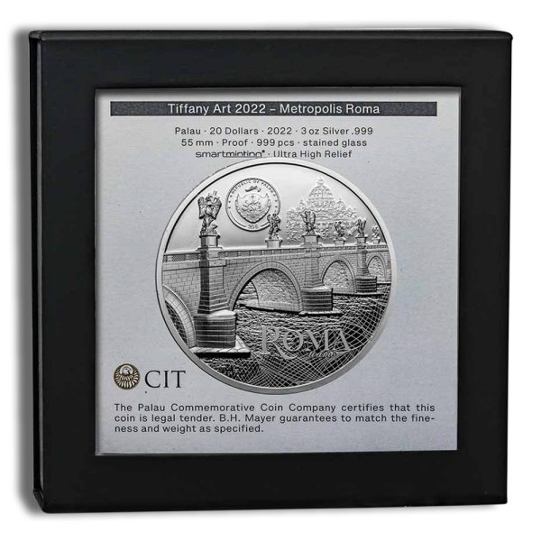 2022 1 Kilo Palau Silver Tiffany Metropolis - Roma