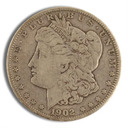 1878-1904 Morgan Silver Dollar - F+