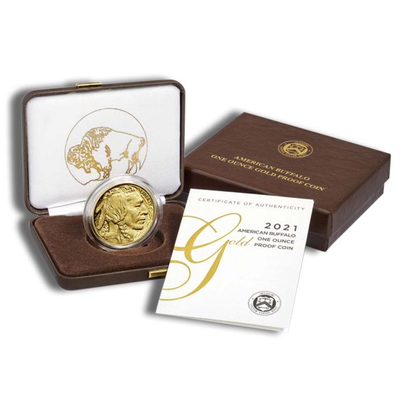 2021-W 1 oz Proof Gold Buffalo (w/Box & COA) - Image 3