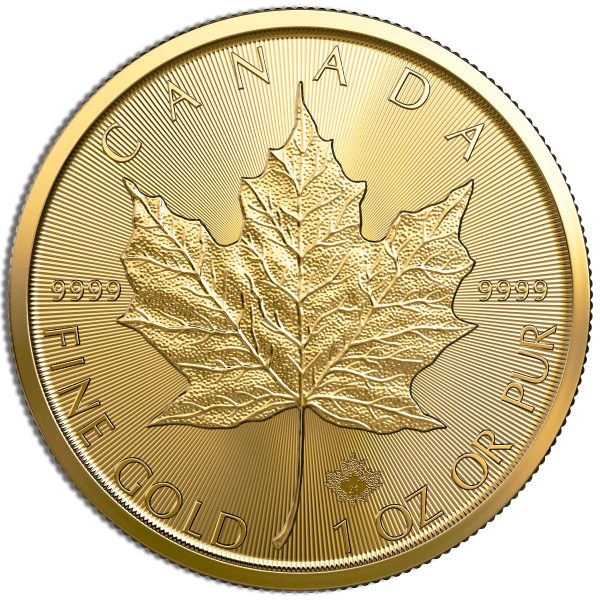 1 oz .9999 Gold Maple Leaf (Year Varies)