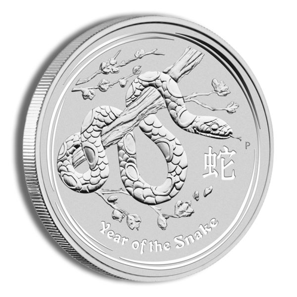 2013 Kilo Australia Silver Lunar Snake BU - Series II