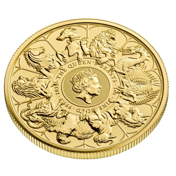 2021 1 oz Great Britain Queen's Beast Gold Coin - Completer