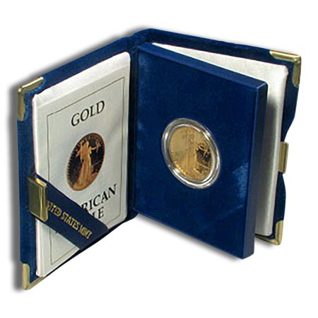 1/4 oz Proof Gold Eagle - Box/COA (Date Varies)