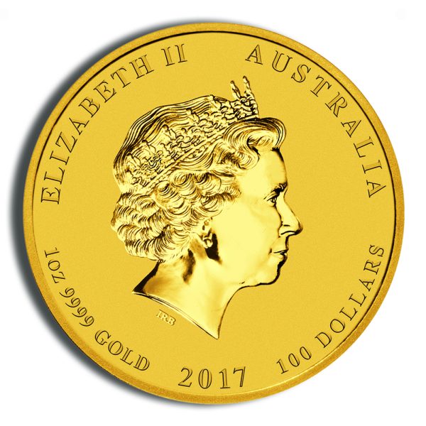 2008 1 oz Australia Gold Lunar Mouse BU - Series II - Image 2