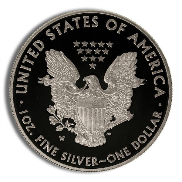 2014-W Proof Silver Eagle with Box & COA