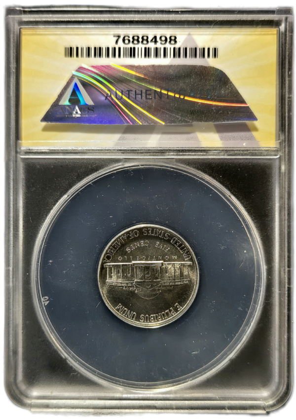 1993-D Jefferson Nickel ANACS MS66 6 Steps