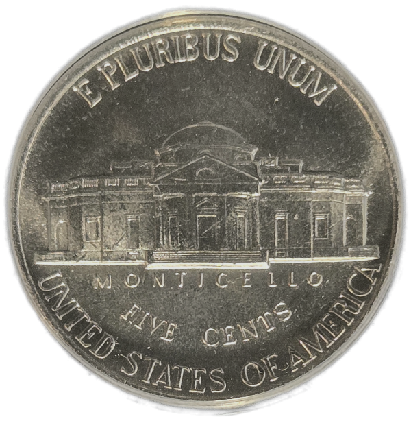 1993-D Jefferson Nickel ANACS MS66 6 Steps