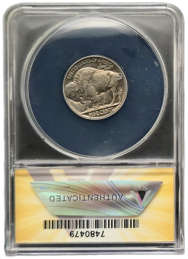 1936 Buffalo Nickel ANACS AU55 Details