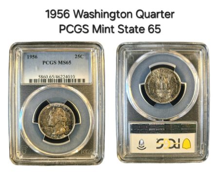 1956 Washington Quarter PCGS MS65