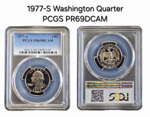 1977-S Washington Quarter PCGS PR69DCAM