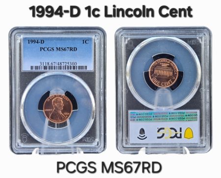 1994-D Lincoln Cent PCGS MS67RD